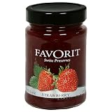 Favorit Jam, Strawberry, 12.3-Ounces (Pack of 6)