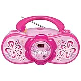Barbie Bloombox BAR201 Portable CD Boombox with AM/FM Radio