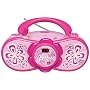 Barbie Bloombox BAR201 Portable CD Boombox with AM/FM Radio