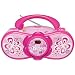 Barbie Bloombox BAR201 Portable CD Boombox with AM/FM Radio