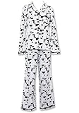 Sleepyheads Crossword Black & White Lounger Pajama