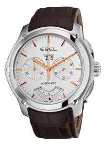 Ebel Men's 9305F71/6335165 Classic Hexagon Chronograph Silver Dial Watch from Ebel