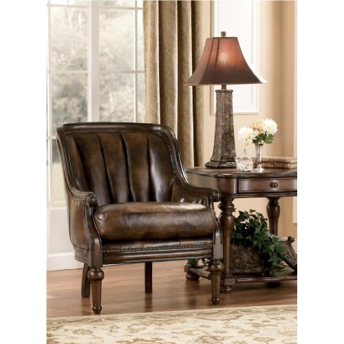 Nottingdale Sand Showood Accent Chair by Ashley Furniture