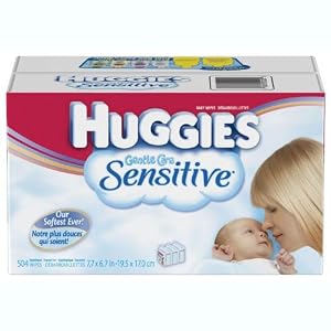 Huggies Gentle Care Sensitive Wipes- 504 ct.
