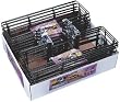 Adjustable Flower Box Holder 24-36 in. Black