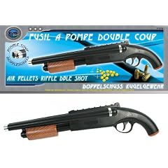 N&B 52150 SWAT SOFTAIR SCHROTFLINTE! DOPPELSCHUSS GEWEHR PISTOLE! SELTEN!!!