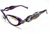 ED HARDY EHO709 Eyeglasses Vintage Tattoo EHO-709 Lavender/Lake Optical Frames