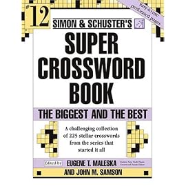 Simon And Schuster Super Crossword Puzzle Book #12 (Simon & Schuster Super Crossword Books)