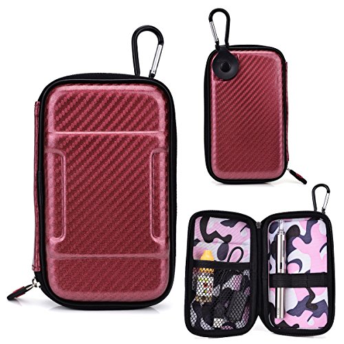 Portable Travel Case IN REDÂ for eGo Vape/Mod-510 connectors