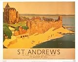 St. Andrews Castle, Art Poster by British Rail