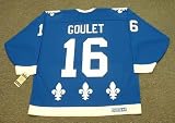 MICHEL GOULET Quebec Nordiques 1988 CCM Vintage Throwback Away Hockey Jersey