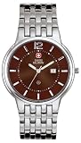 Swiss Military Hanowa Men's Rendezvous 316L Stainless Steel Brown Dial Watch #06-5087-04-005