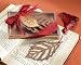 Turning Leaves Bookmark with Burgundy Silk Tassel