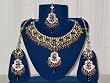 Christmas Gift- Fancy and Stylish Multi-colored Beaded Studded with Kundan Bollywood Designer Jewelry