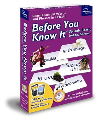 Before You Know It Multi Pack: Spanish, French, Italian and German