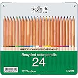 Tombow Recycled Colored Pencils, Assorted Colors, 24-Pack