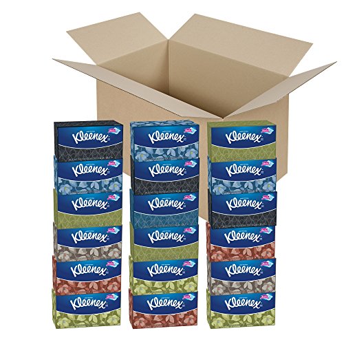Compare Prices Kleenex Facial Tissues Family Size 210 Count Pack of 18