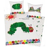Kinderbettwäsche Die Raupe Nimmersatt Bettwäsche 100x135 cm