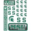 Michigan State Spartans Team Vinyl Stickers