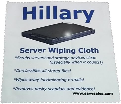 Hillary Server Wiping Cloth - Novelty Microfiber Cleaning Cloth
