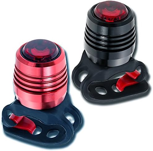 Bright LED Bike Tail Light USB Rechargeable (2 pack) Multi-Purpose can be Mounted Anywhere w/out tools - 2 Micro USB Charging Cable Included100% Waterproof - 1 Year Warranty