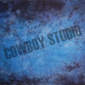 CowboyStudio Hand Painted 10' X 20' Blue Purple Muslin Photography Background