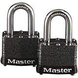 Master Lock 380T Keyed-Alike Padlock, Rustoleum, 2-Pack