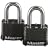 Master Lock 380T Keyed-Alike Padlock, Rustoleum, 2-Pack