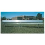 Goal Sporting Goods Portable Aluminum Bench with Back (15 Feet Long)