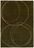 7'8 x 10'10 Shaw Rugs Origins Echo - 07700 Earthen Brown Rectangular