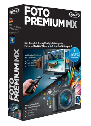 MAGIX Foto Premium MX: Fotos auf CD & DVD MX Deluxe + Foto & Grafik Designer 7