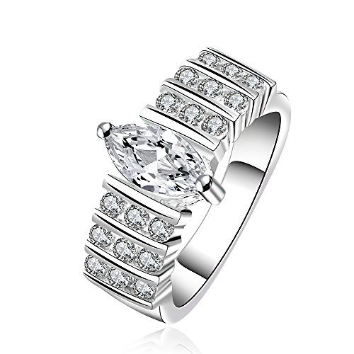 Hot Fashion Jewelry Silver Austrian Crystal Beautiful Finger Ring