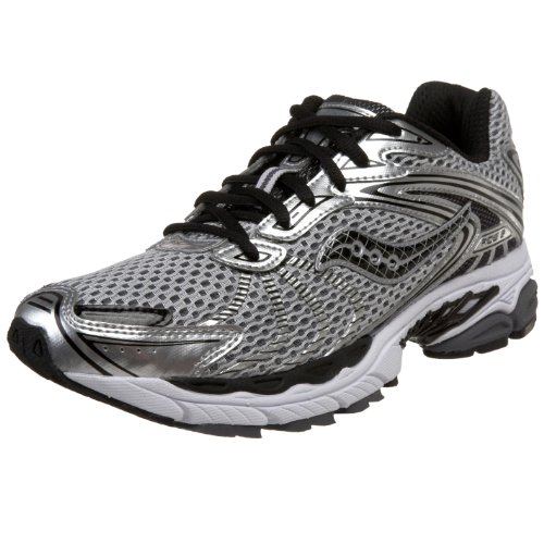 Saucony Men's ProGrid Ride 3 Running Shoe,Silver/Black,12 M US Saucony Men's ProGrid Ride 3 Running Shoe,Silver/Black,12 M US
