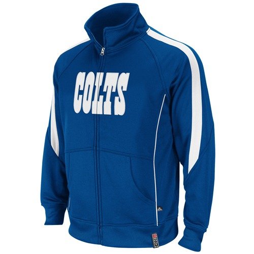 Indianapolis Colts Tailgate Time Full Zip Performance Track Jacket - L
