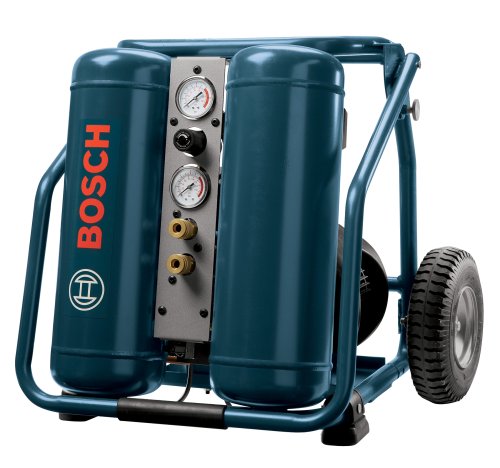Bosch CET4-20W 4-Gallon 2-HP Wheeled Twin Angled Tank Air Compressor