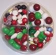 Scott's Cakes 4-Pack Deluxe Christmas Mix, Christmas Jordan Almonds, Christmas Malt Balls, & Licorice Mix