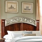 Triomphe Panel Bed Headboard in Zinfandale Cherry