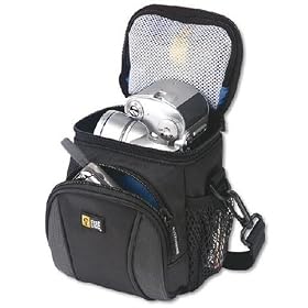 Case Logic - TBC4 - Housse pour Camescope ou appareil photo num�rique compact ou bridge - Nylon - Noir