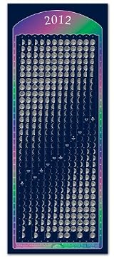 MoonDazzle 2012, Moon Calendar with Daily Lunar Phases