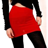 Yoga & Dance Stretch Knit Mini Skirt by KD dance, High Waist to Low Rise Fashion Versatile Skirt, Made In New York City USA, Over Tights or Bikini, Stretchy, Sexy & Chic New York Black Available Via Amazon