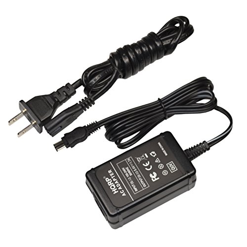 HQRP Replacement AC Power Adapter compatible with AC-L10 , AC-L10A , AC-L10B , AC-L10C Sony Handycam CDD-TR , CDD-TRV , DCR-TRV , DCR-DVD Series Camcorders plus HQRP Carrying Bag