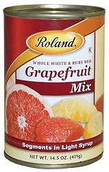 Roland Grapefruit Mix in Light Syrup, 14.5-Ounce Tins (Pack of 12)