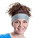 Red Dust Active Workout Headband - Ideal for Running, Hot Yoga and Athletic Training - Moisture Wicking Grey Sweatband