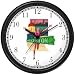 Boston Marathon Runner Poster Track & Field Wall Clock by WatchBuddy Timepieces (Hunter Green Frame)