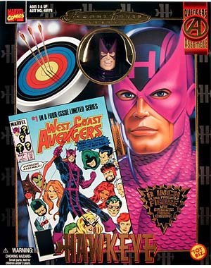 Famous Covers Avengers Assemble Hawkeye 8 Ultra Poseable Figure by Marvel