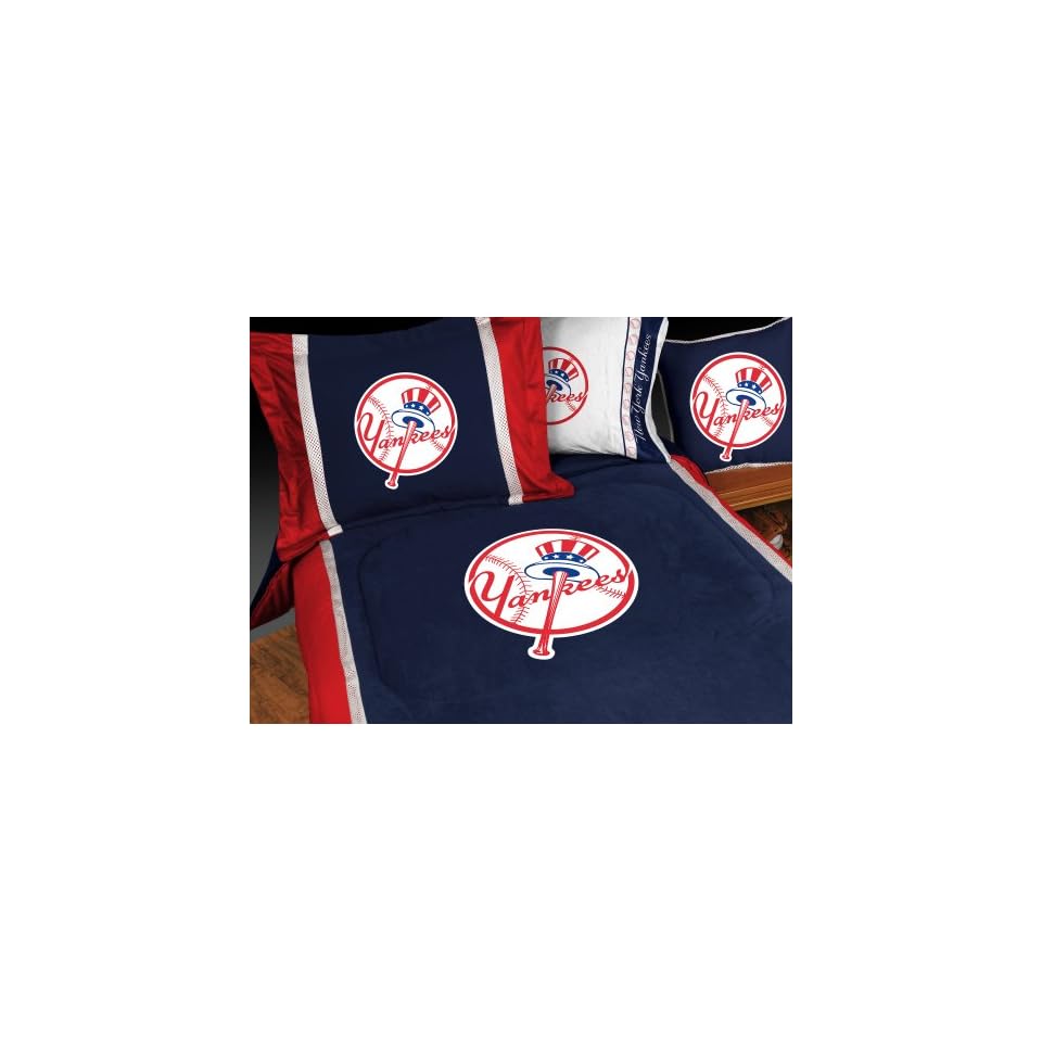 New York Yankees Mvp Bedding Set Twin Includes Comforter Sheet