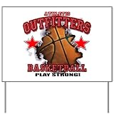 Yard Sign Athletic Outfitters Basketball Play Strong
