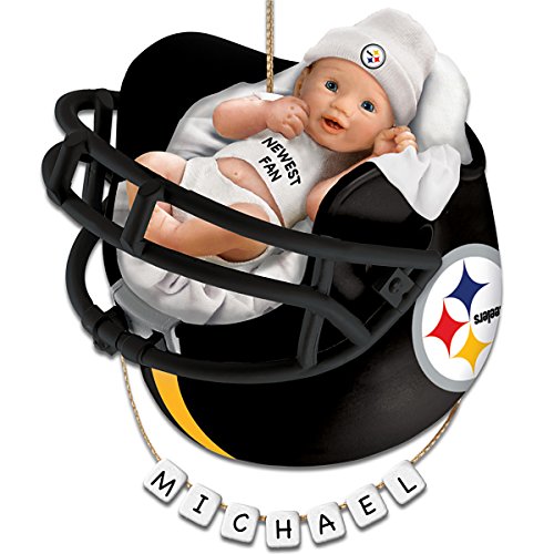 Pittsburgh Steelers Personalized Baby’s First Christmas Ornament by The Bradford Exchange Pittsburgh Steelers Personalized Baby’s First Christmas Ornament by The Bradford Exchange