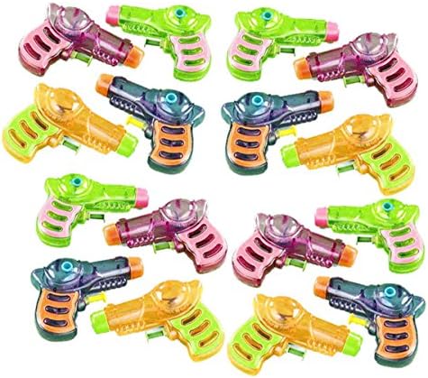 Sunnysplash Lot of Neon Squirt Gun Soakers (12-Pack), Multi Color