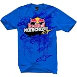 NEW ALPINESTARS RED-BULL MOTOCROSS CARMEL BLUE T-SHIRT! MED/MD